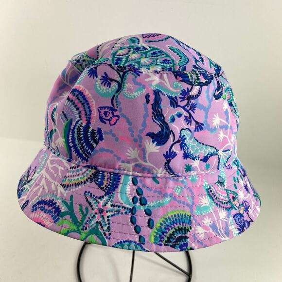 Lilly Pulitzer Bucket Hat Lilac Freesia Mermaid For you - Picture 2 of 8